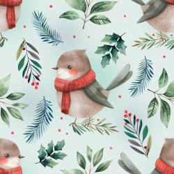 Christmas Trees white - Bio Jersey / Bio French Terry - Vorbestellung!!!